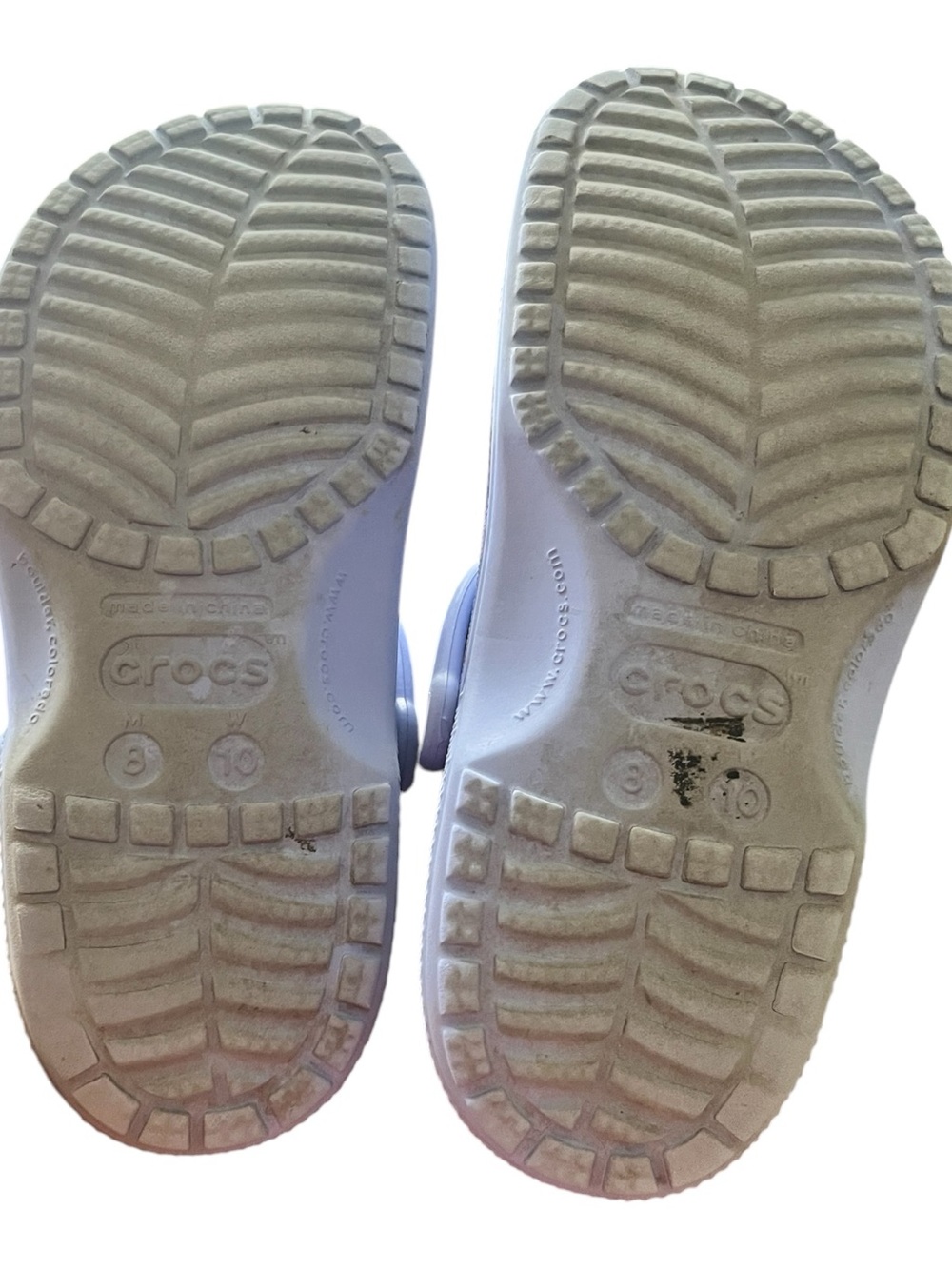 Pastel Purple Crocs Classic Clogs | Unisex M8 W10 | Light Lavender - Picture 4 of 4